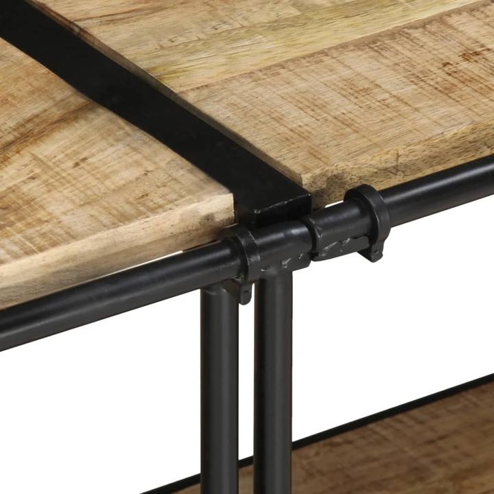 Actual product image VidaXL TV cabinet Lowboard TV cabinet TV table TV furniture Rough mango wood (200 x 42 x 40 cm)