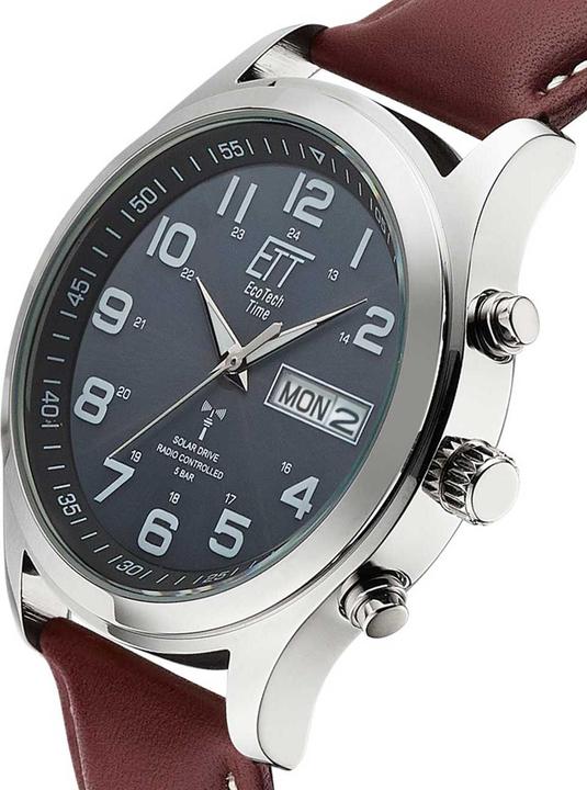 Image du produit Conrad Components Eco Tech Time Solar Drive radio Gobi Montre homme (Chronographe, 40 mm)