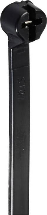 Immagine prodotto Tru Components TC-12814188 Fascetta 200 mm 4,8 mm nera stabilizzata ai raggi UV, m (Fascette in plastica, 200 mm, 100 pz.)