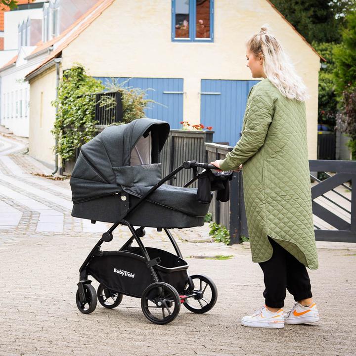 Produktbild Babytrold Mini Combi Pram Grey Melange