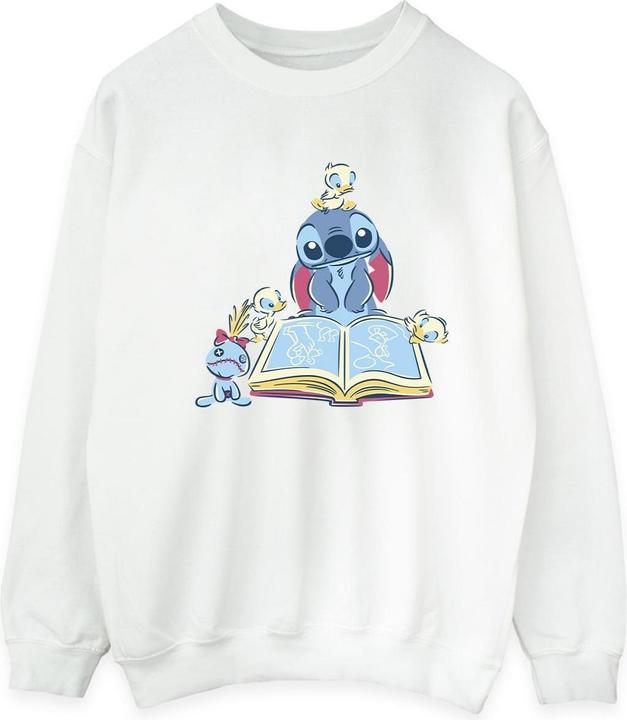 Produktbild Disney Lilo & Stitch Reading A Book Sweatshirt (XL)