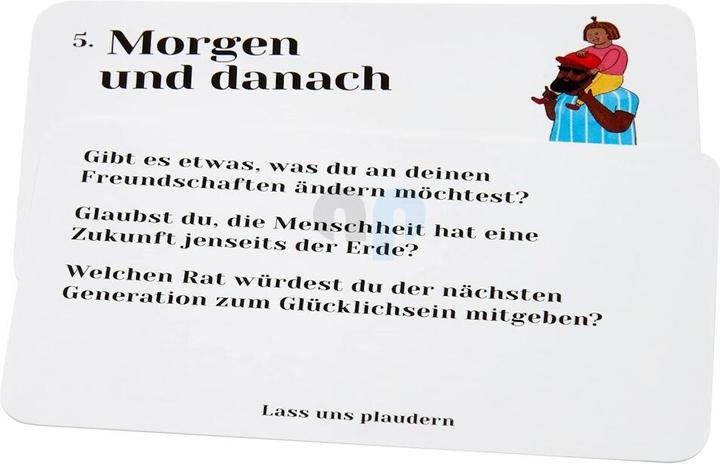 Actual product image Gamely Let's chat - question cards that make friends and stimulate unexpected conversations (German)