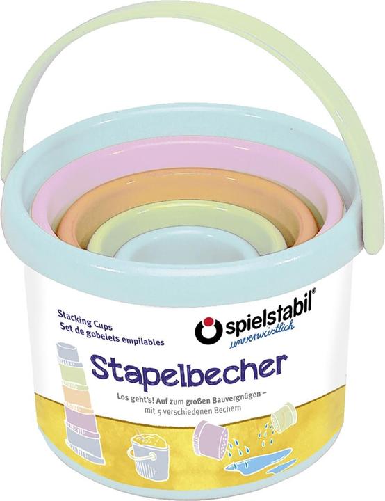Produktbild Spielstabil Stapelbecher-Set pastell 5-teilig