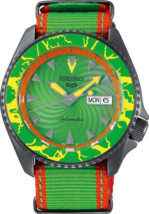 Seiko 5 Sport Street Fighter V BLANKA Edizione Limitata (Orologio da polso analogico, 43 mm)