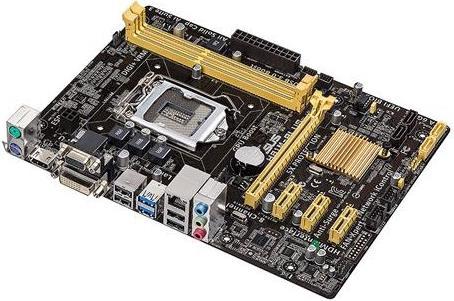 Actual product image ASUS H81m-Plus, Matx, Lga1150 (LGA 1150, Intel H81, mATX)
