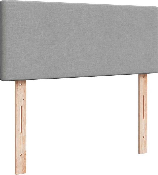 Image du produit VidaXL Lit Ottoman avec matelas Gris clair 120x200 cm Tissu (120 x 200 cm)