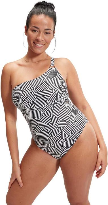 Actual product image Speedo Womens/Ladies Asymmetric One Piece Swimsuit (34 D)