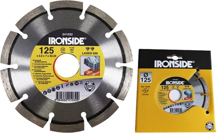 Actual product image Ironside 241034 Diamond disc 230 mm 2.5/6 mm Laser 500 segmented