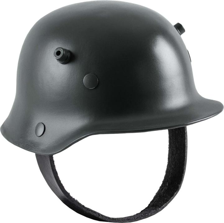 Actual product image Battle Merchant Miniature German M16 steel helmet with stand