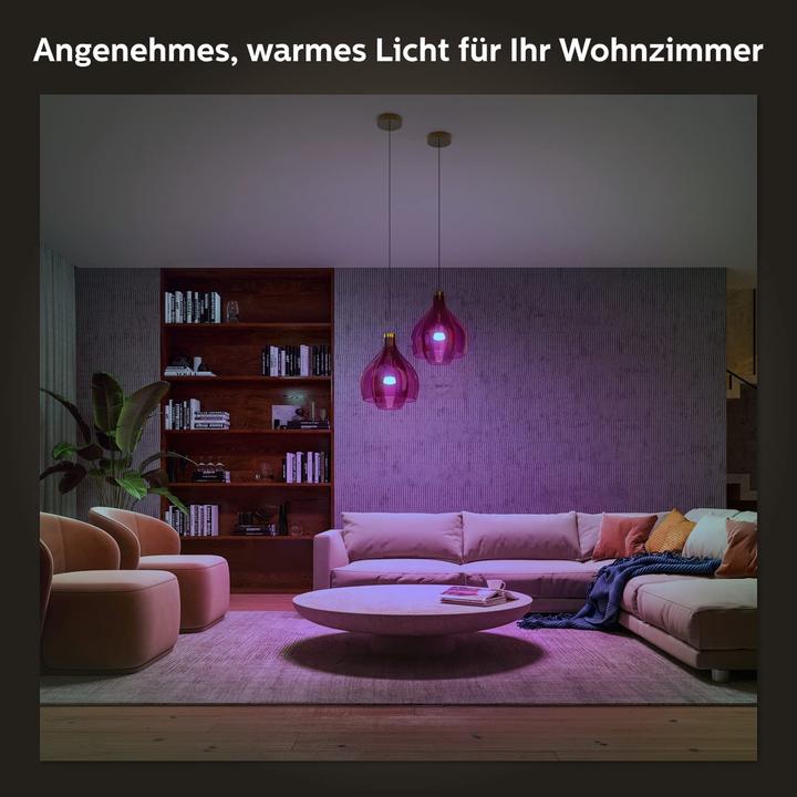 Image du produit Philips Hue White & Color Ambiance BT (E27, 11 W, 1100 lm, 1 x, F)