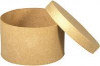 Actual product image Rayher Paper mache box FSC Recycled 100%, medium brown