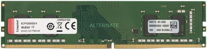 Produktbild Kingston 4GB DDR4 2666MHz Module (1 x 4GB, 2666 MHz, DDR4-RAM, DIMM)