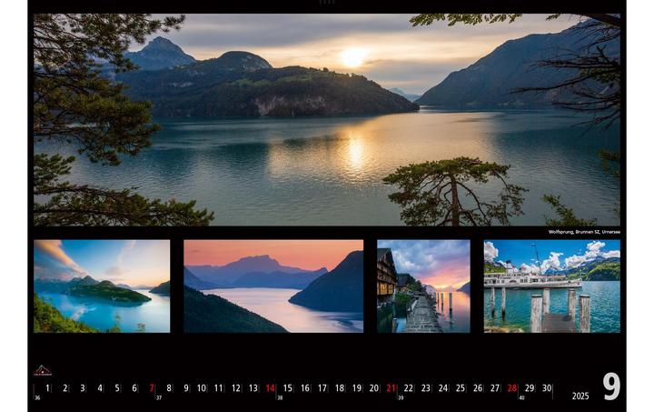 Produktbild Panoramic Switzerland 2025 (48 x 33 cm, Italienisch, Deutsch, Englisch, Französisch)