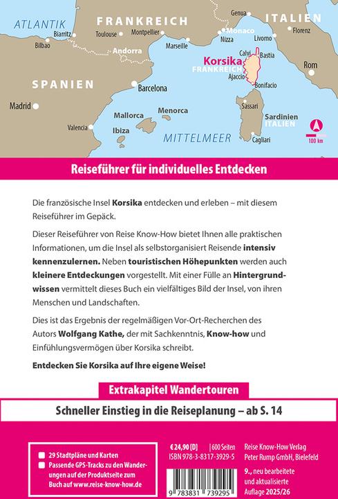 Immagine prodotto Reiseführer Korsika (Tedesco, Wolfgang Kathe, 2025)