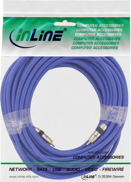 Image du produit InLine Cinch – Cinch (15 m, RCA)