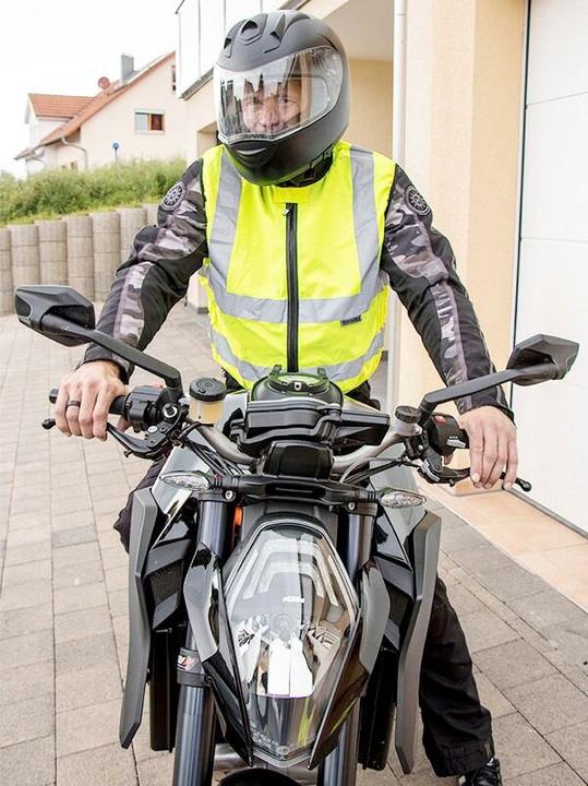 Produktbild Korntex Hi-Vis Motorrad-Weste (3XL)