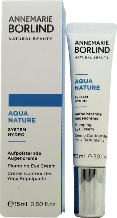 Actual product image Annemarie Börlind AQUANATURE Upholstering eye cream (Crème, 15 ml, Day + Night)