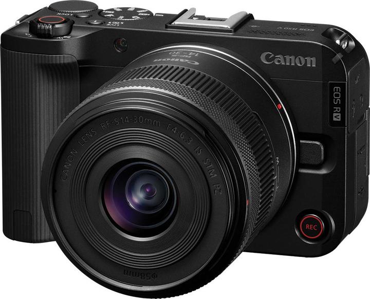 Actual product image Canon EOS R50 V + RF-S 14-30mm F4-6.3 IS STM PZ Kit (14 - 30 mm, 24.20 Mpx, APS-C / DX)