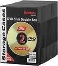 Image du produit Hama 1x25 DVD Double pochette vide Slim 75% d'économie d'espace