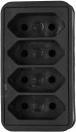 Immagine prodotto Benson Electric Spina quadrupla nera