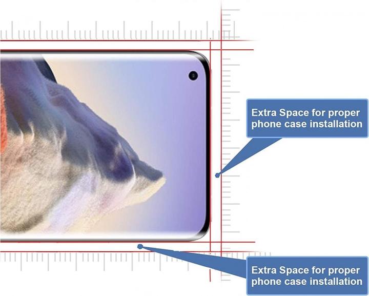 Actual product image Screenguard Xiaomi Mi 11 Ultra Full Screen Protective Glass Film 2.5D 9H (1 Piece, Xiaomi Mi 11 Ultra)