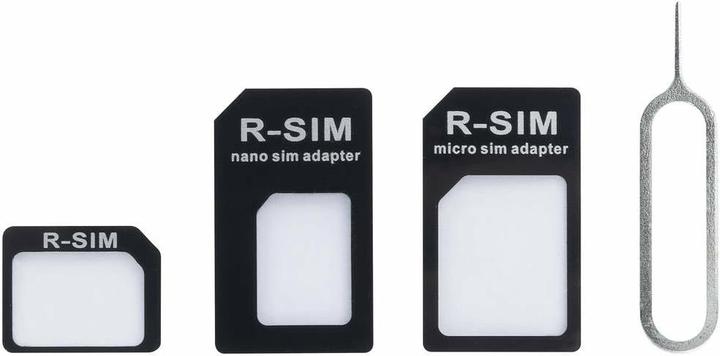 Actual product image Renkforce RF-5044718 SIM Adapter Adapted from Nano SIM Micro to