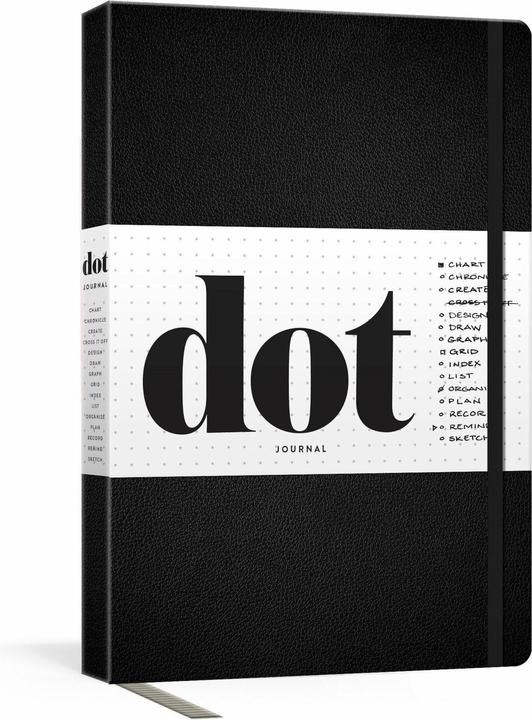 Actual product image Dot Journal (Black) (Special ruling, No binding)