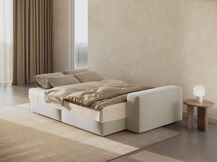 Actual product image Micadoni Velvet Sofa With Bed Function And Box, "Jodie", 3 Seats, 247x107x86Made in Europe (2 person sofa, 3-seater, 4-seater)