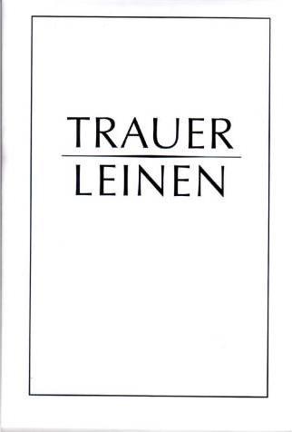 Produktbild Neutral 5 Trauerkarten DIN A6 weiss (5 Stk.)