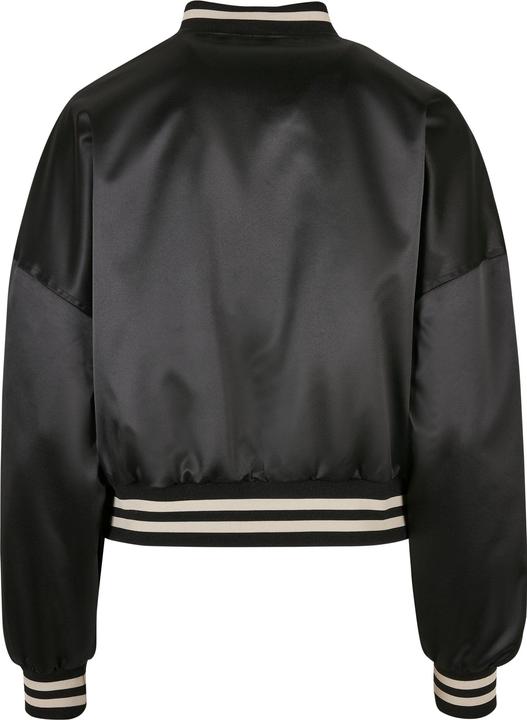 Actual product image Urban Classics College jacket Ladies Short Oversized Satin - 100945 (L)