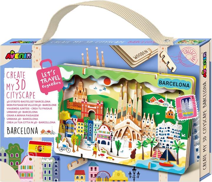 Actual product image Avenir 3D Städte-Bastelset Barcelona