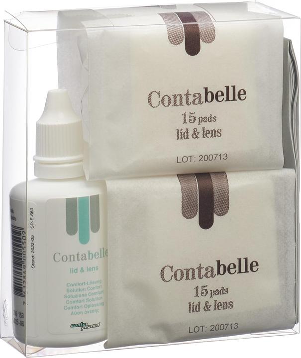 Contabelle Comfort System lid & lens Set (Reinigungsmilch, 546 ml)