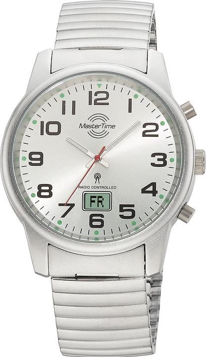 Image du produit Master Time MTLA-10820-42M Montre radiopilotée pour femme bracelet à coulisse 34mm 3ATM (Montre numérique, Montre radio-pilotée, Montre analogique)