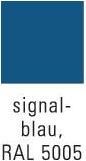 Actual product image Bedrunka & hirth Workbench signal blue, RAL 5005 light grey, RAL 7035 W1500xH859xD750 mm beech plywood 40 mm 2 sho... (80 cm, 150 cm)