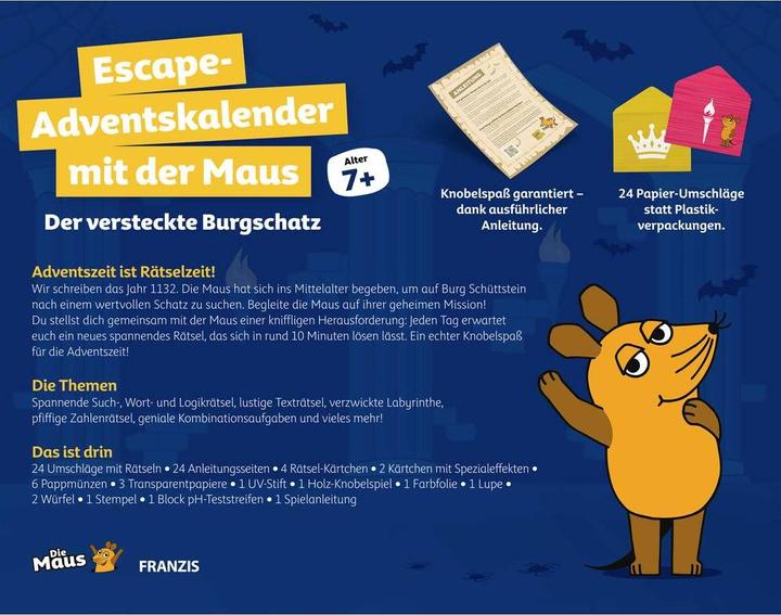 Immagine prodotto Franzis Editore Fuga con il calendario dell'Avvento del mouse