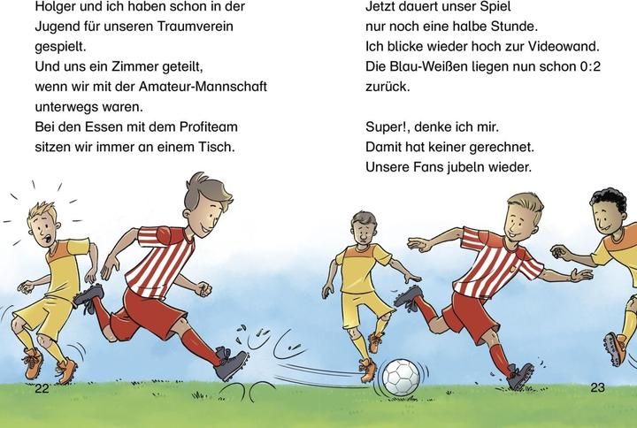 Actual product image Meine Fussballgeschichten Alle 3 Bände in einem Buch (German, Julien Wolff, Thomas Mueller, Michael Vogt, Jan Birck, 2024)