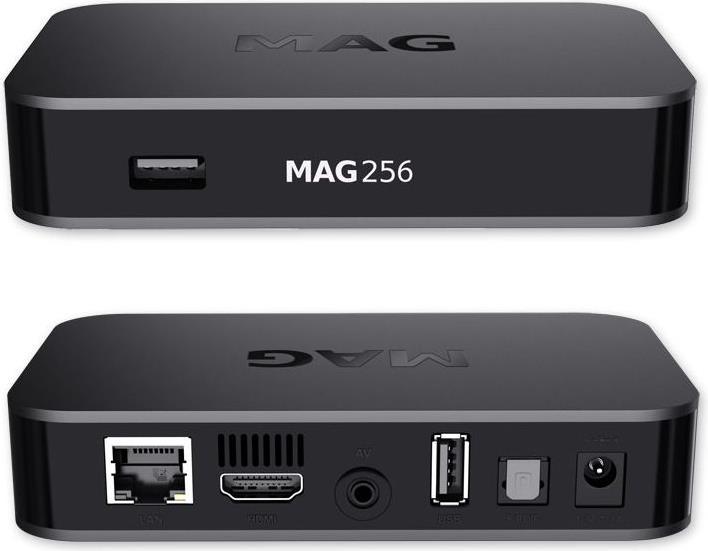 Image du produit infomir MAG 256 IPTV SET TOP BOX Lecteur multimédia Internet TV IP, HEVC/H.265 (IPTV (ready))