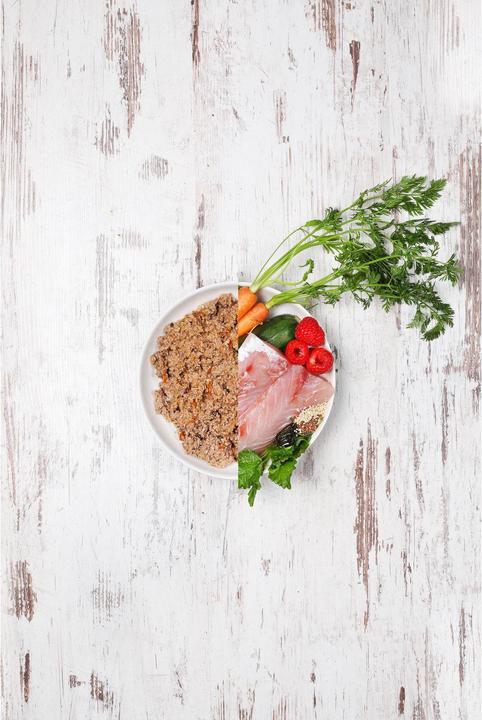 Actual product image Dog's love Adult Fish, Amaranth, Carrot & Dandelion (Adult, 6 pcs., 420 g)