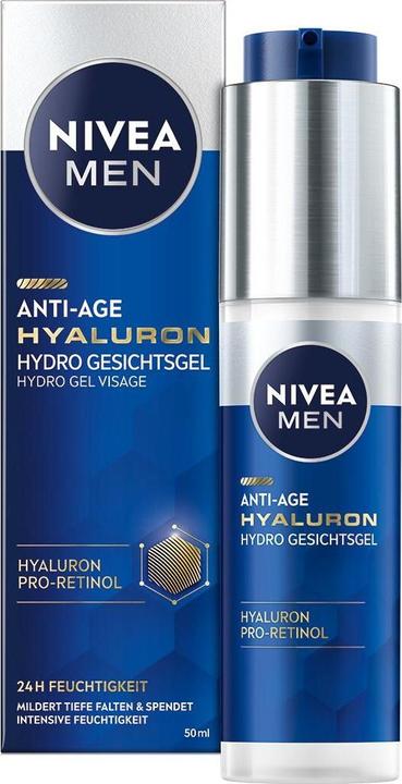 NIVEA Anti-Age Hyaluron Hydro Gesichtsgel (50 ml, Gesichtsgel)