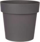 Actual product image Ibergarden gray plastic pot 18cm diameter (18 cm)