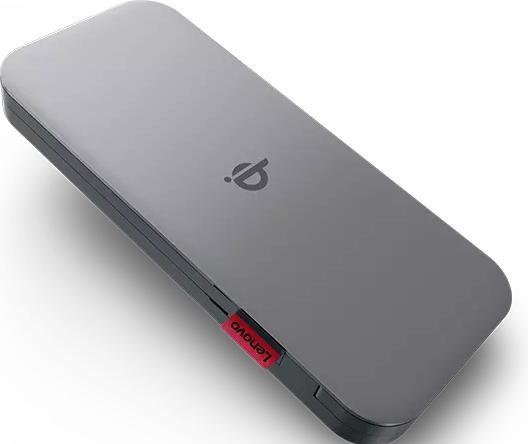 Immagine prodotto Lenovo GO Wireless Power Bank 10000 mAh, Thunder Black, 258 g, 15 W (10000 mAh, 30 W, 38.50 Wh)