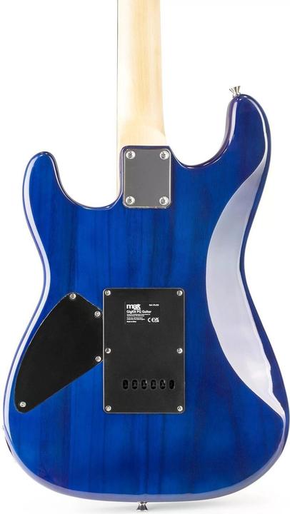 Actual product image Max Electric Guitar GigKit Quilted Style Blue (Electric guitar, Wood)