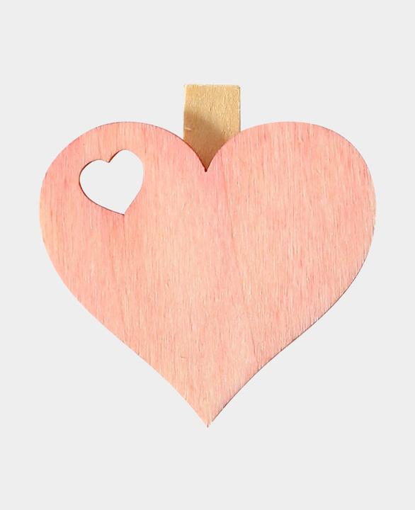 Produktbild I Am Creative Herzklammern aus Holz