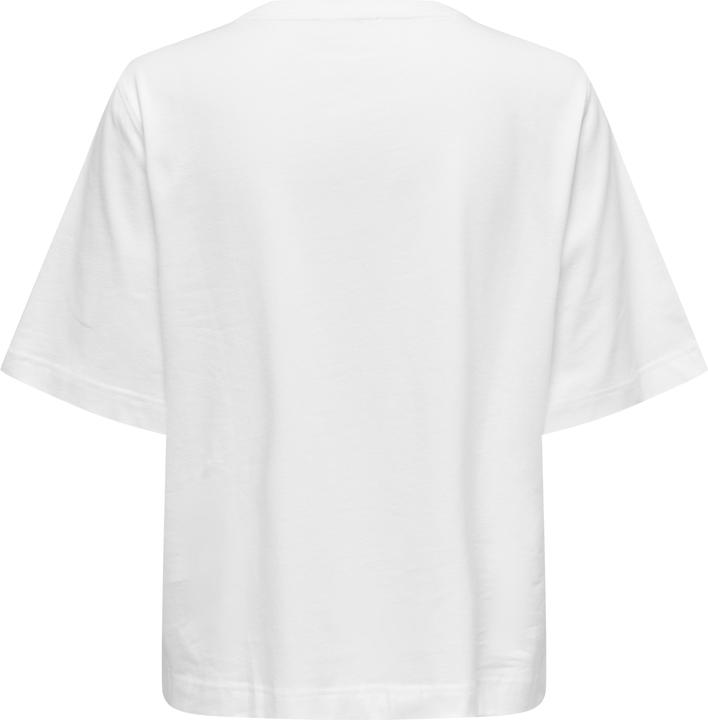 Immagine prodotto Only T-shirt loose fit con scollo rotondo e maniche a pipistrello (XS)