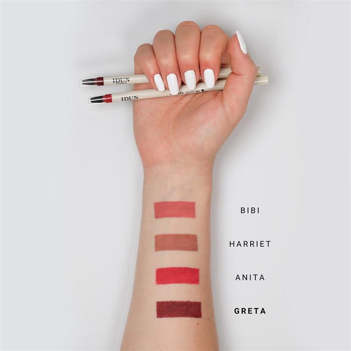 Actual product image IDUN Minerals Lipliner Great (Bordeaux)
