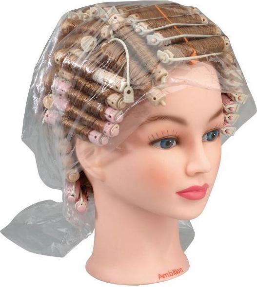 Actual product image Comair One time perm cap triangle shape (Hair tie)