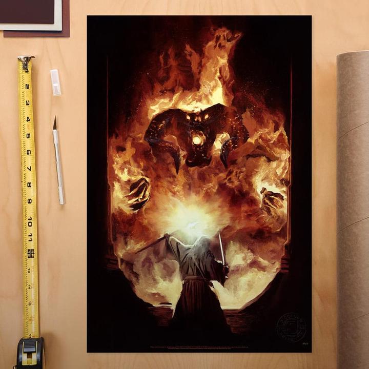 Produktbild Sideshow Der Herr der Ringe Kunstdruck The Flame of Anor 46 x 61 cm - ungerahmt
