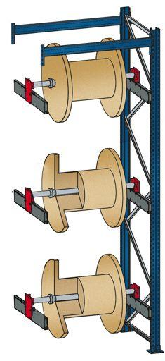Image du produit Schulte Lagertechnik BlockRoll Étagère de montage pour touret de câble