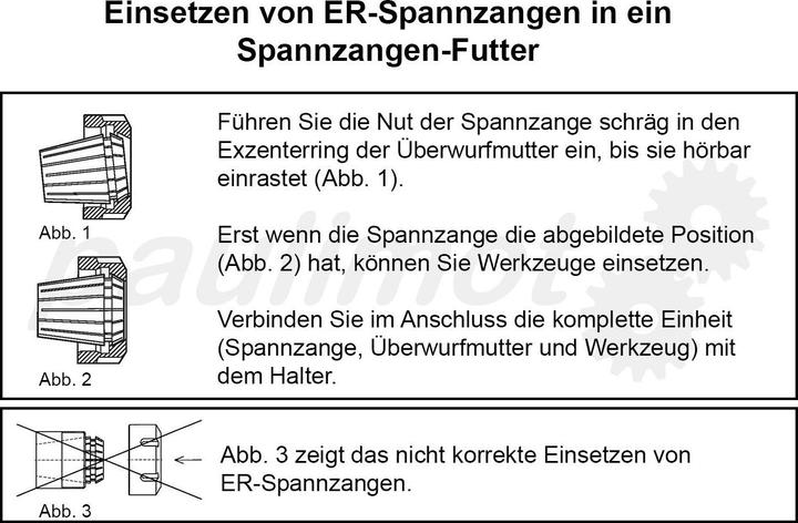 Immagine prodotto Paulimot Spannzangenfutter / Aufnahme für ER25-Spannzangen MK3/M12