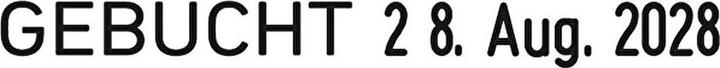 Actual product image Trodat Word band stamp 1117
